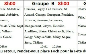 Parcours du 27 septembre 2026