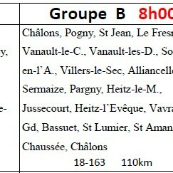 Parcours du 23 août 2026