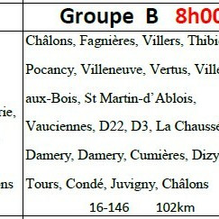 Parcours du 13 septembre 2026